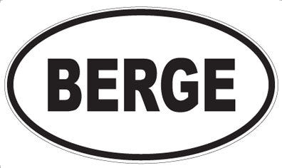 BERGE - Oval Magnet