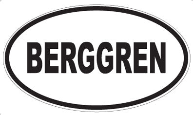 BERGGREN - Oval Magnet