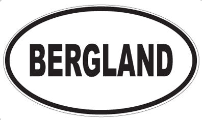 BERGLAND - Oval Magnet