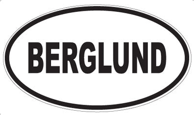 BERGLUND - Oval Magnet