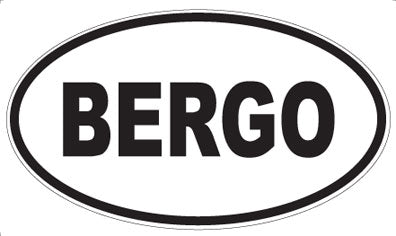 BERGO - Oval Magnet