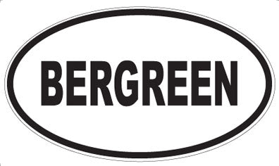 BERGREEN - Oval Magnet