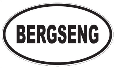 BERGSENG - Oval Magnet