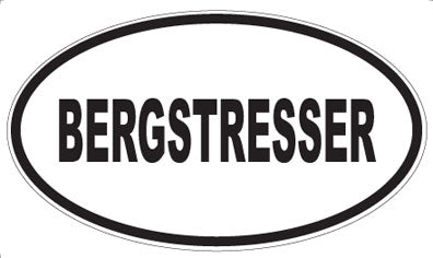 BERGSTRESSER - Oval Magnet