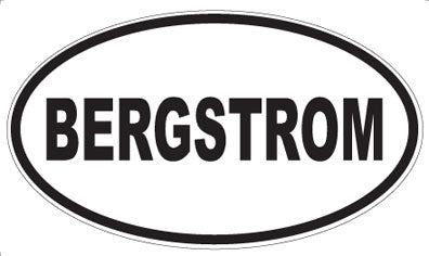BERGSTROM - Oval Magnet