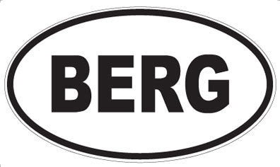 BERG - Oval Magnet