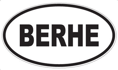 BERHE - Oval Magnet