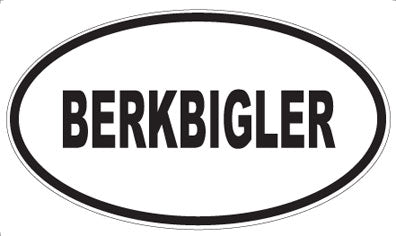 BERKBIGLER - Oval Magnet