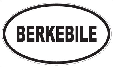 BERKEBILE - Oval Magnet