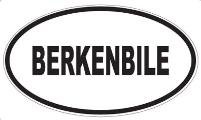 BERKENBILE - Oval Magnet