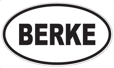 BERKE - Oval Magnet