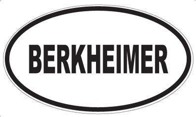 BERKHEIMER - Oval Magnet