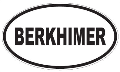 BERKHIMER - Oval Magnet