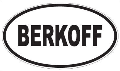 BERKOFF - Oval Magnet