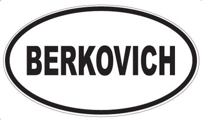 BERKOVICH - Oval Magnet