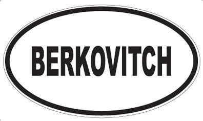 BERKOVITCH - Oval Magnet