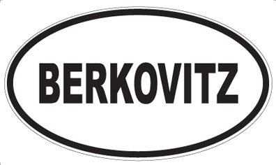 BERKOVITZ - Oval Magnet