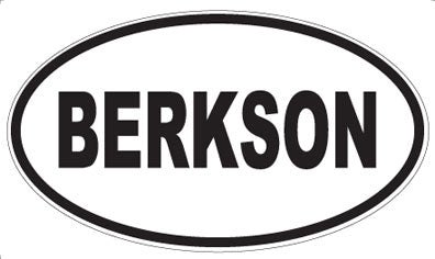 BERKSON - Oval Magnet