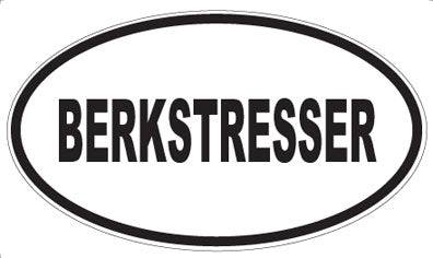 BERKSTRESSER - Oval Magnet