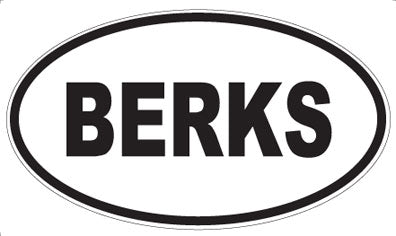 BERKS - Oval Magnet