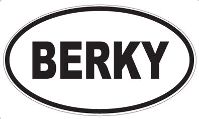BERKY - Oval Magnet