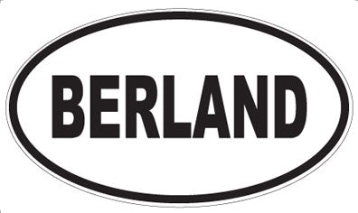 BERLAND - Oval Magnet
