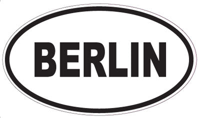 BERLIN - Oval Sticker