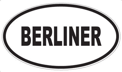 BERLINER - Oval Magnet
