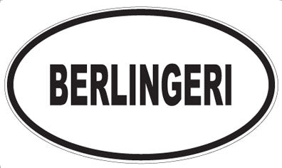 BERLINGERI - Oval Magnet