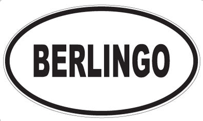 BERLINGO - Oval Magnet