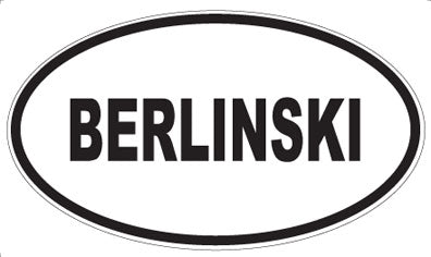 BERLINSKI - Oval Magnet