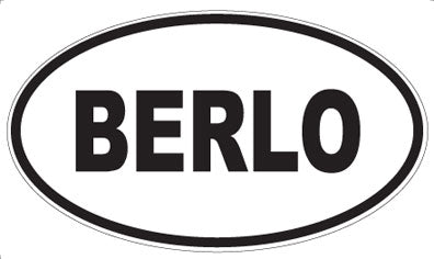 BERLO - Oval Magnet
