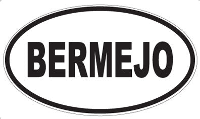 BERMEJO - Oval Magnet