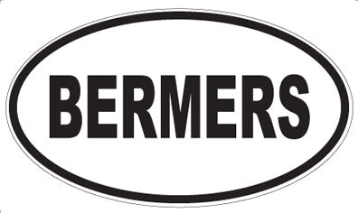 BERMERS - Oval Magnet