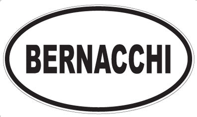 BERNACCHI - Oval Magnet