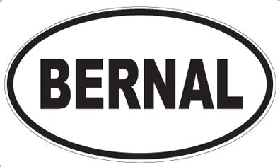 BERNAL - Oval Magnet