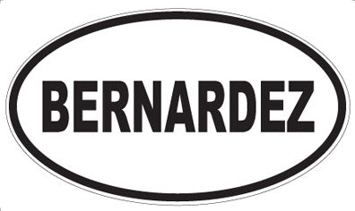 BERNARDEZ - Oval Magnet