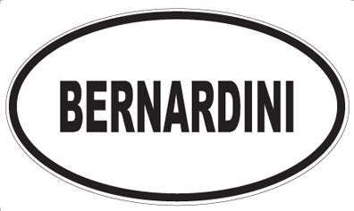 BERNARDINI - Oval Magnet
