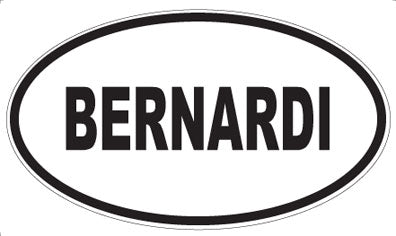 BERNARDI - Oval Magnet