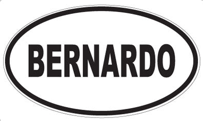 BERNARDO - Oval Magnet
