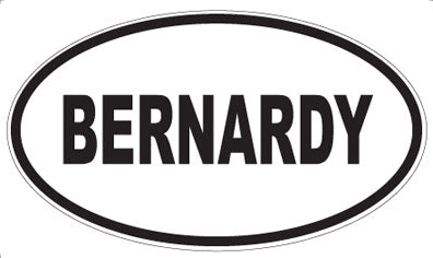 BERNARDY - Oval Magnet