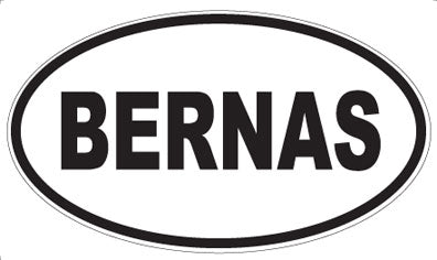 BERNAS - Oval Magnet