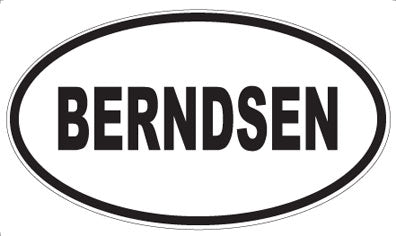 BERNDSEN - Oval Magnet