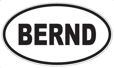 BERND - Oval Magnet