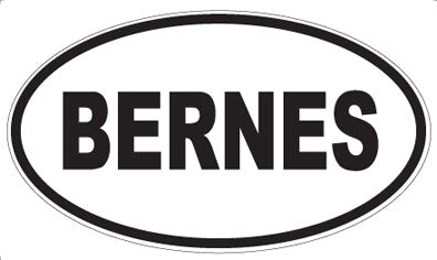 BERNES - Oval Magnet