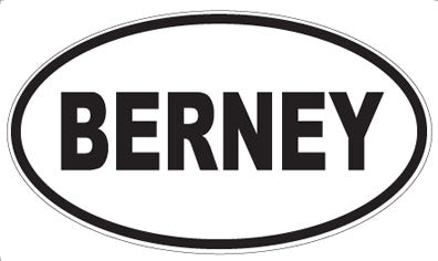 BERNEY - Oval Magnet