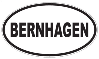 BERNHAGEN - Oval Magnet