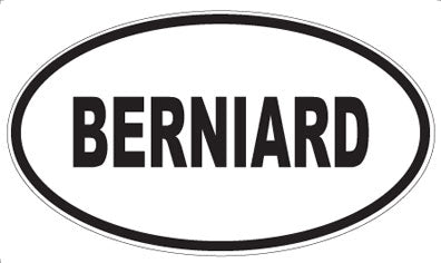 BERNIARD - Oval Magnet