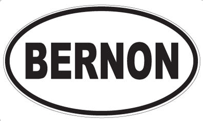 BERNON - Oval Magnet