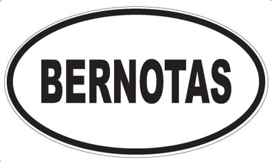 BERNOTAS - Oval Magnet
